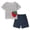 Red, variant on NOLDARES Baby Girl Clothes Flower Outfits Short Sleeve Round Neck Tops Knit Shorts Toddler Girl Summer Clothes(Red,6-7 Years)