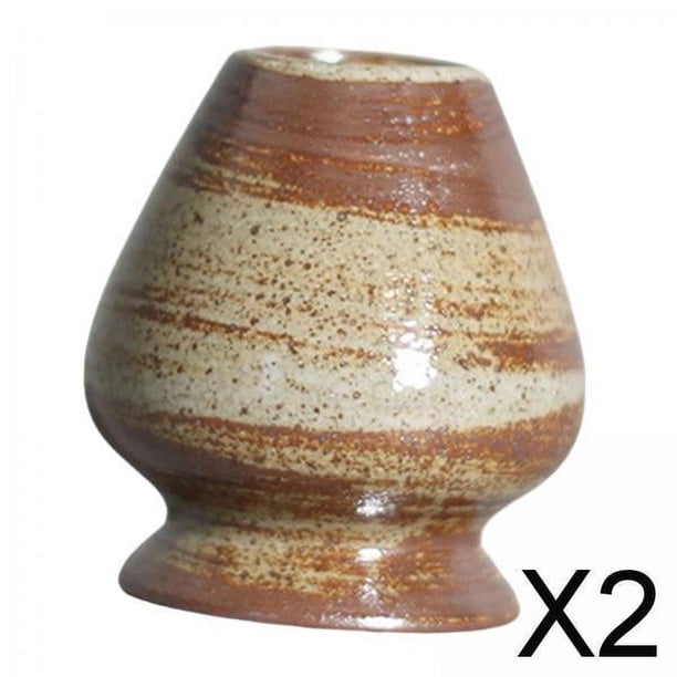 2x Soporte para de Matcha Japonés, Tazón para de Matcha, Recipiente para de Matcha, Soporte para Té Chasen, Herramienta de Té 2 piezas