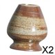 thumbnail image 1 of 2x Soporte para de Matcha Japonés, Tazón para de Matcha, Recipiente para de Matcha, Soporte para Té Chasen, Herramienta de Té 2 piezas, 1 of 8