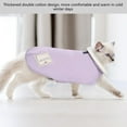 thumbnail image 4 of Pet Thickened Outfits Indoor Outdoor Softable Cotton Pet Clothes Warm Puppy Clothes for Outdoor Activity, 4 of 8