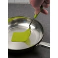 thumbnail image 3 of Stainless Steel Flexible Nylon Spatula - Med - Green 10.75x2x3.25, 3 of 4