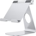 thumbnail image 1 of Soporte para tableta 2024, soporte ajustable para tableta - Base de soporte de escritorio minimalista de aluminio, 1 of 5