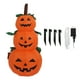 thumbnail image 1 of Trío de calabazas apiladas inflables para Halloween, decoración de jardín iluminada de 3,9 pies, 100-240 V, para jardín y fiesta, enchufe de EE. UU., 1 of 8