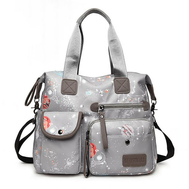 Sacs Bandoulière pour Femmes Mode Sacs à Main Imperméables Grande Capacité Sac d'Épaule Gris