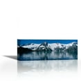 thumbnail image 1 of Glaciers flowing down from Harding Ice field, Kenai Fjords NP, Alaska - Contemporary Fine Art Giclee on Canvas Gallery Wrap - wall décor - Art painting - 27 x 10 Inch - Ready to Hang, 1 of 2
