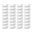 thumbnail image 1 of 100 piezas de clips para cables, organizadores de cables, soportes versátiles para cables. Claro, 1 of 9