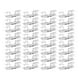 thumbnail image 1 of 100 clips organizadores para cables, soportes para organizar cables, gestión de cables, fijos Claro, 1 of 9