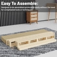 thumbnail image 5 of 4.5-Inch Sturdy Box Spring for Mattress Support-Durable and Easy to Assemble Natural Wood Foundation for Twin, White, 5 of 5