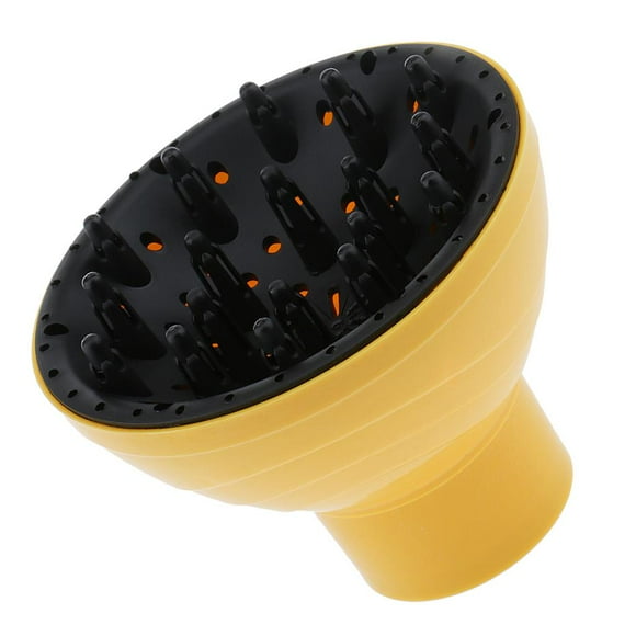 Accesorios para El Peinado Del Cabello de cabellero Que Se Encrespa Difusor Cubierta para Del Amarillo