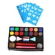 thumbnail image 2 of 18 face Paint Supplies Stencils Art Brushes Facepaint for Halloween Macarena Pintura corporal, 2 of 8