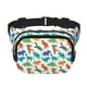thumbnail image 1 of Easygdp Colorful Dinosaur Fanny Packs para Mujeres y Hombres, Bolsa de Cinturón, Bolsos de Cruz para Trabajo/Correr/Senderismo, 1 of 9