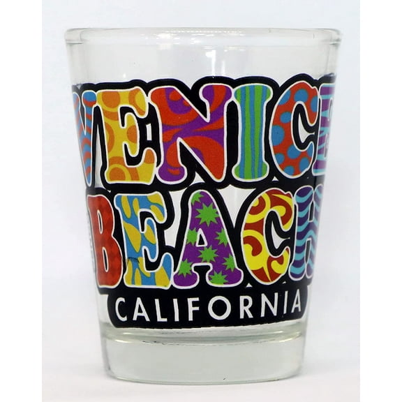 Venice Beach California Spellout Shot Glass