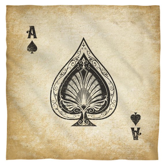 - Vintage Spade - Bandana - 22" x 22"