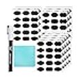 thumbnail image 3 of Mr. Pen- Chalkboard Labels, 150pcs, Assorted Shapes, White Chalk Marker & Small Towel, Sticker Labels for Storage, Bottle & Food Jars, 3 of 4