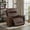 Brown, variant on Electric Recliner Sofa Chair Leather Power Recliner Couches with Wireless Charger, USB Ports for Adults Living Room, Brown