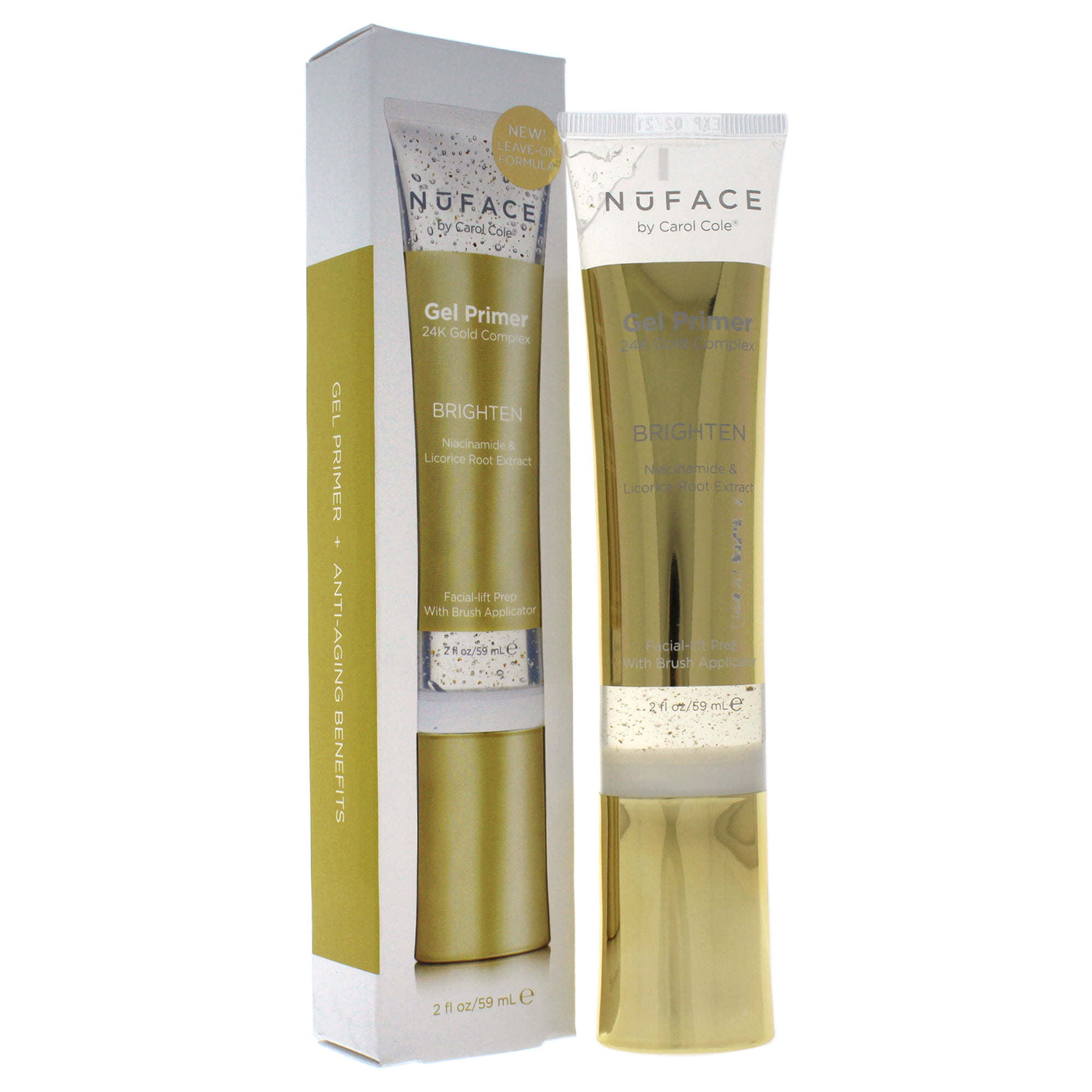 NuFace (39 Value) NuFace Gel Primer 24K Gold Complex Brighten, 2 Oz