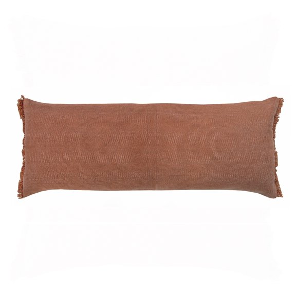Harlow Hill Orange Solid All-Natural Cotton Pillow Cover