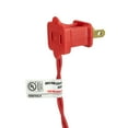 thumbnail image 3 of Northlight Peppermint Mini Christmas Light Set - White with Red Tip - 10' Red Wire - 50ct, 3 of 3