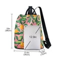 thumbnail image 3 of FORMRS Women's Travel Backpack Purse Anti-Theft Hidden Pockets Casual Shoulder Bag, Pink Oranges, 3 of 7