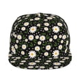 thumbnail image 2 of Fotbe Daisy Flat Bill Visor Cap Classic Snapback Hat Polyester Foam Trucker Hat Trucker Cap Adjustable Baseball Cap, 2 of 9