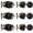 Oil Rubbed Bronze, variant on Entry Door Knobs Lock Set and Single Cylinder Deadbolt Combination Set, Entry Door Locksets with Deadbolt Same Key， Flat Black (3 Pack), Keyed Alike