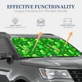 thumbnail image 4 of Bingfone St Patrick'S Day2 Windshield Sun Shade 2-Piece Foldable Car Front Window Sunshade For Most Sedans Suv Truck - Auto Sun Blocker Visor Protector Blocks Max Uv Rays - Medium, 4 of 7