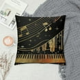 thumbnail image 2 of Nawypu Old Vintage Abstract Piano and Music Note Throw Pillow Case Home Decorative Cushion Cover for Sofa Couch Bedding, 2 of 5