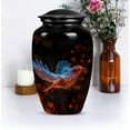 thumbnail image 4 of Luminous Ember Sparrow - Large Urn For Ashes Adult Male - Large Funeral Urn - Adult Female Ashes Elegant Holder - Timeless Decorative Memorial 10 Inch, 4 of 5