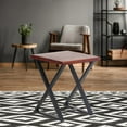 thumbnail image 4 of AmeriHome Acacia Wood Cross Leg Living Room Table Set, 4 of 5