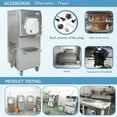 thumbnail image 4 of Kolice ETL Commercial Hard Ice Cream Machine, Batch Freezer,Italian Ice Water Machine-30-40L/H, 4 of 12