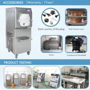 Kolice ETL Commercial Hard Ice Cream Machine, Batch Freezer,Italian Ice Water Machine-30-40L/H