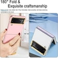 thumbnail image 5 of Compatible for Samsung Galaxy Z Flip 4 Case, Ultra-Thin Folding Nano Coating All-Drop Protection Cover Case for Samsung Z Flip 4 (Pink), 5 of 14