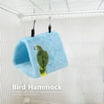 thumbnail image 4 of Hamaca De Felpa Suave, Jaula Colgante, Tienda Para Pájaros, Cómoda Y Acogedora Cama De Invierno, Juguete Para Mascotas, 4 of 7