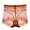 Orange, variant on Women Cutut Lace Underwear Briefs Panties Floral Hollow Out Lingerie Underpants Purple 6(M)