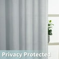 thumbnail image 5 of Natural Linen Curtains for Bedroom, 108 Inch Faux Linen Textured Light Filtering Privacy Drapes Grommet Window Panels for Farmhouse/Living Room, 2 Panels, 52 x 108 Inch, Haze Blue, 5 of 16