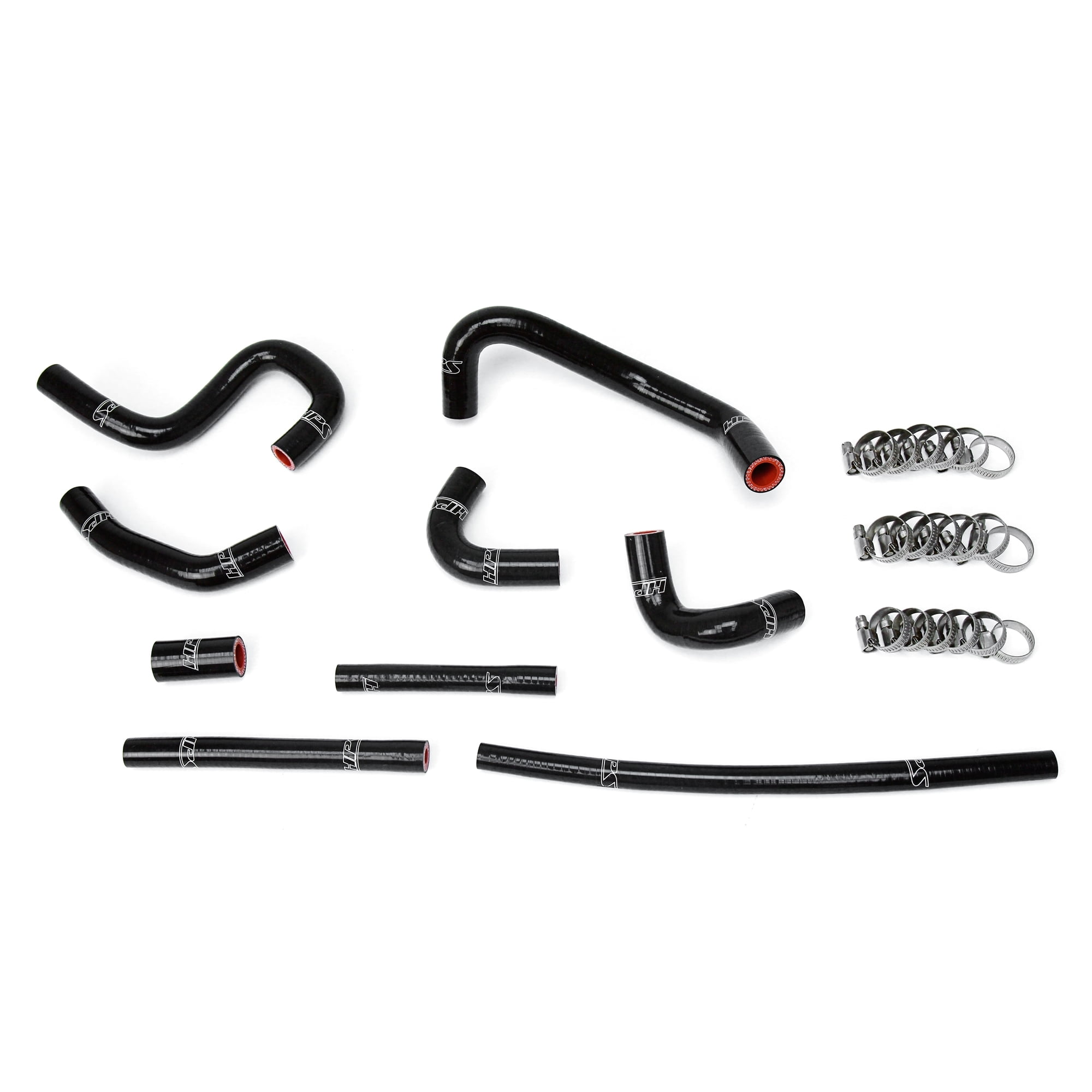 HPS Black Reinforced Silicone Heater Hose Kit Coolant for Toyota 9602