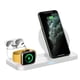 thumbnail image 2 of Soporte de carga de cargador inalámbrico 3 en 1 compatible con Apple Watch y Airpods Pro, base de carga rápida para iPhone 12 pro, 11, Xs max, Xr Adepaton 223199-1, 2 of 8