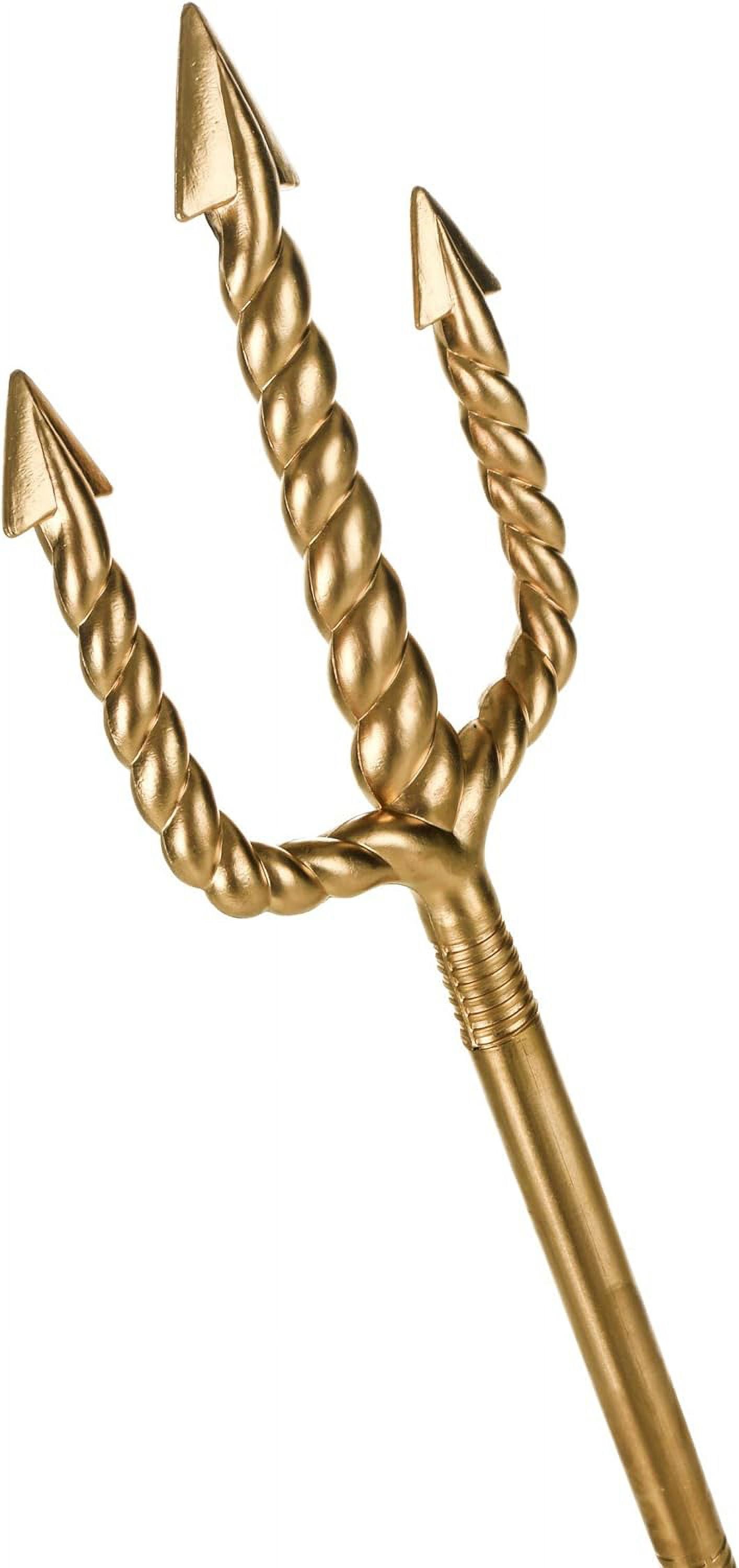 Walmart Exclusive Golden Trident - Neptune Inspired Toy Spear