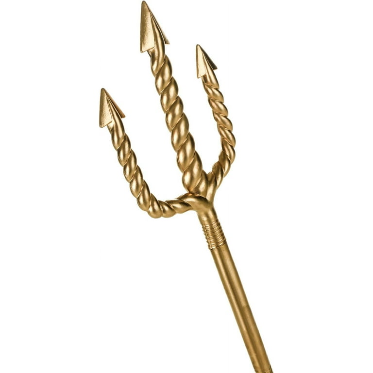 Walmart Exclusive Golden Trident - Neptune Inspired Toy Spear