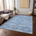 thumbnail image 6 of Addison Rugs Chantille Indoor/Outdoor Transitional Aztec Blue Machine Washable Rectangle Rug, 10' x 14', 6 of 8