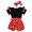 Black, variant on Vedolay Girl Short Sets Girl's 2 Piece Set Tropical Print Wrap Front V Neck Flounce Sleeve Top with Shorts,Black 18-24 Months
