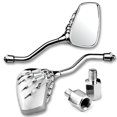 thumbnail image 1 of 1 Paire de Moto Squelette Main Griffe Rétroviseur avec 2 * 8MM Vis pour, 1 of 7