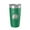 Green, variant on Pike Lake Map Tumbler Travel Mug Insulated Laser Engraved Coffee Cup Washington County Wisconsin 20 oz Maroon