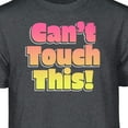 thumbnail image 4 of Teelocity Can't Touch This Graphic T-Shirt (Medium - Standard Fit, Charcoal Heather), 4 of 10