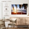 thumbnail image 4 of Elephant Stock Summer Golden Coast Wall Art - Horizontal Multi Panel Canvas - Living Room Wall Decor - Beach Multi Panel - Beige And Brown Decor - 38" x 24", 4 of 4