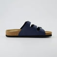 thumbnail image 5 of Cushionaire Lela Cork Footbed Sandal for Women - Triple Band Slide Sandal with Genuine Suede Insoles and +Comfort, 5 of 5