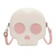 thumbnail image 1 of Shoulder Bag for Women Crossbody Handbag with Adjustable Strap,Leather Clutches Purse Halloween Skull Satchel Handbag Black, 1 of 5