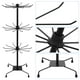 thumbnail image 4 of 1 expositor de sombreros de metal giratorio de 3 niveles para sombreros., 4 of 8