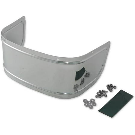 Drag Specialties 1405-0221 Front Fender Skirt - Smooth - Chrome