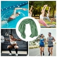 thumbnail image 4 of Unique Bargains 1 Pc Sports Towel Fast Drying Gym Towel Green, 4 of 5